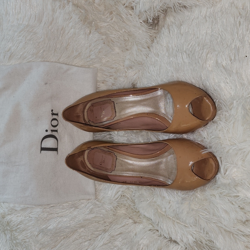 Dior Peep Toe Pumps